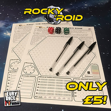 Rocky 'Roid thumbnail showing the game logo, player sheets and 'Only £5!'